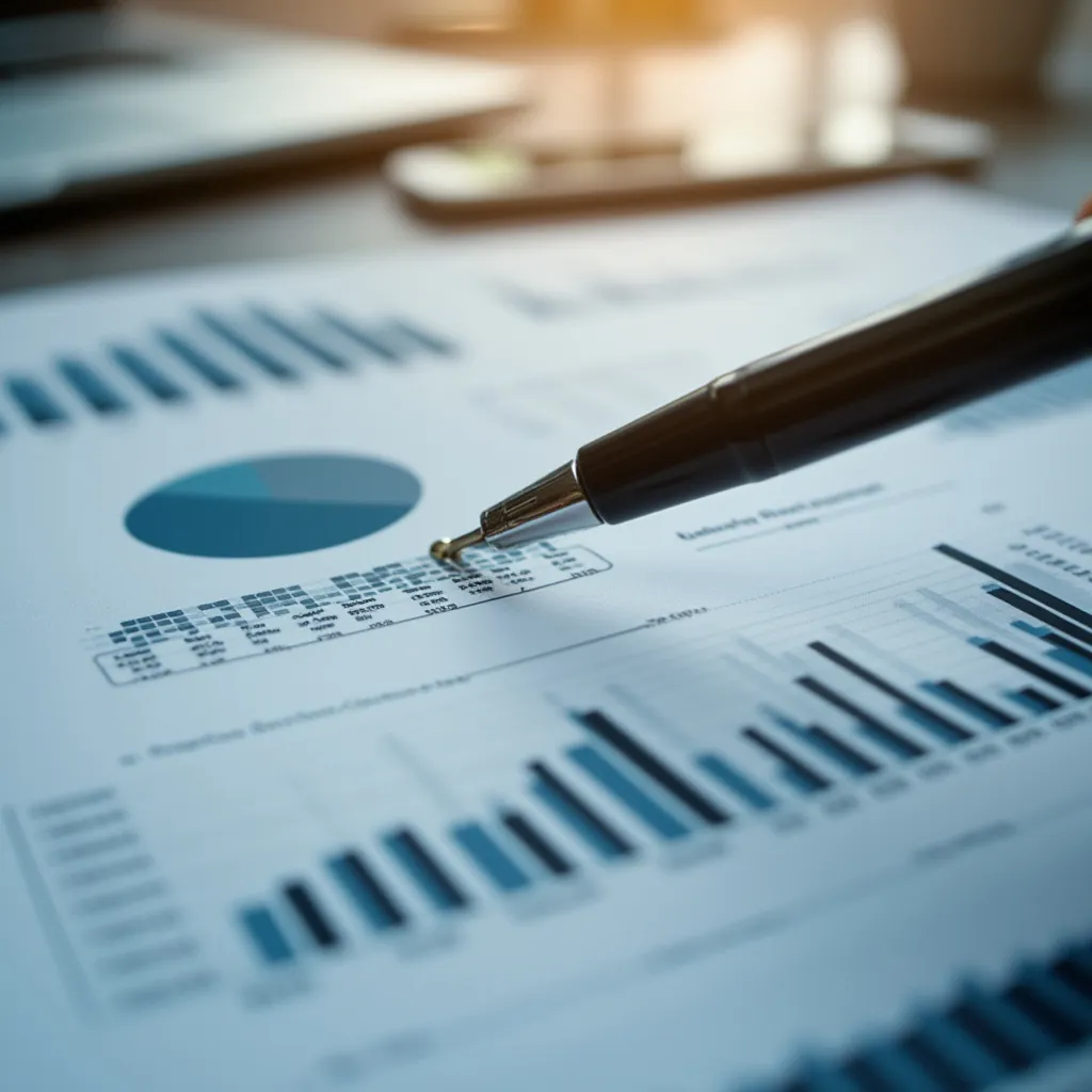 Detalle de un análisis financiero en un informe de FinanzasGlobal