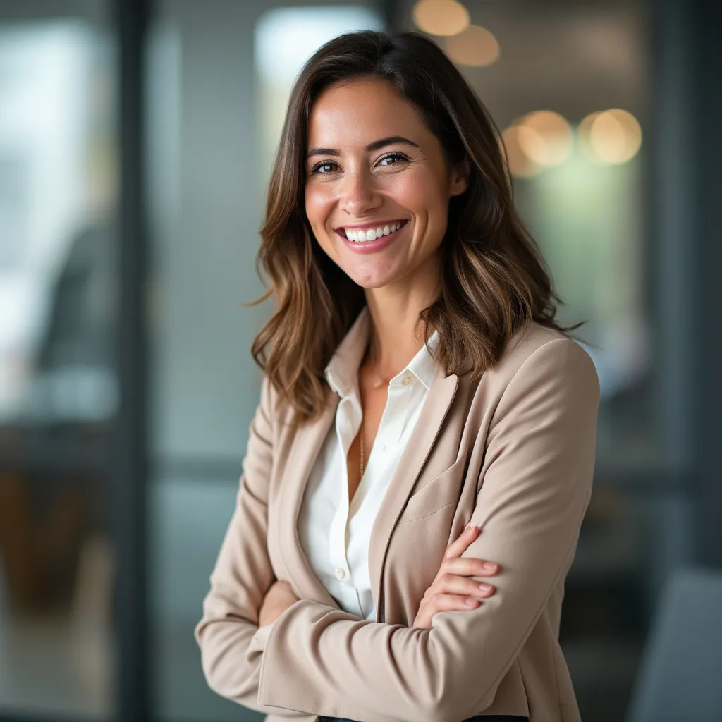 Retrato de Lucía Fernández, empresaria
